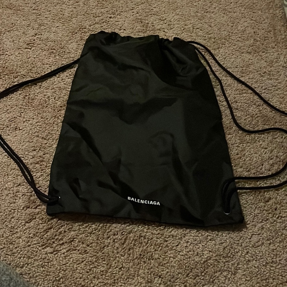Balenciaga black dust bag